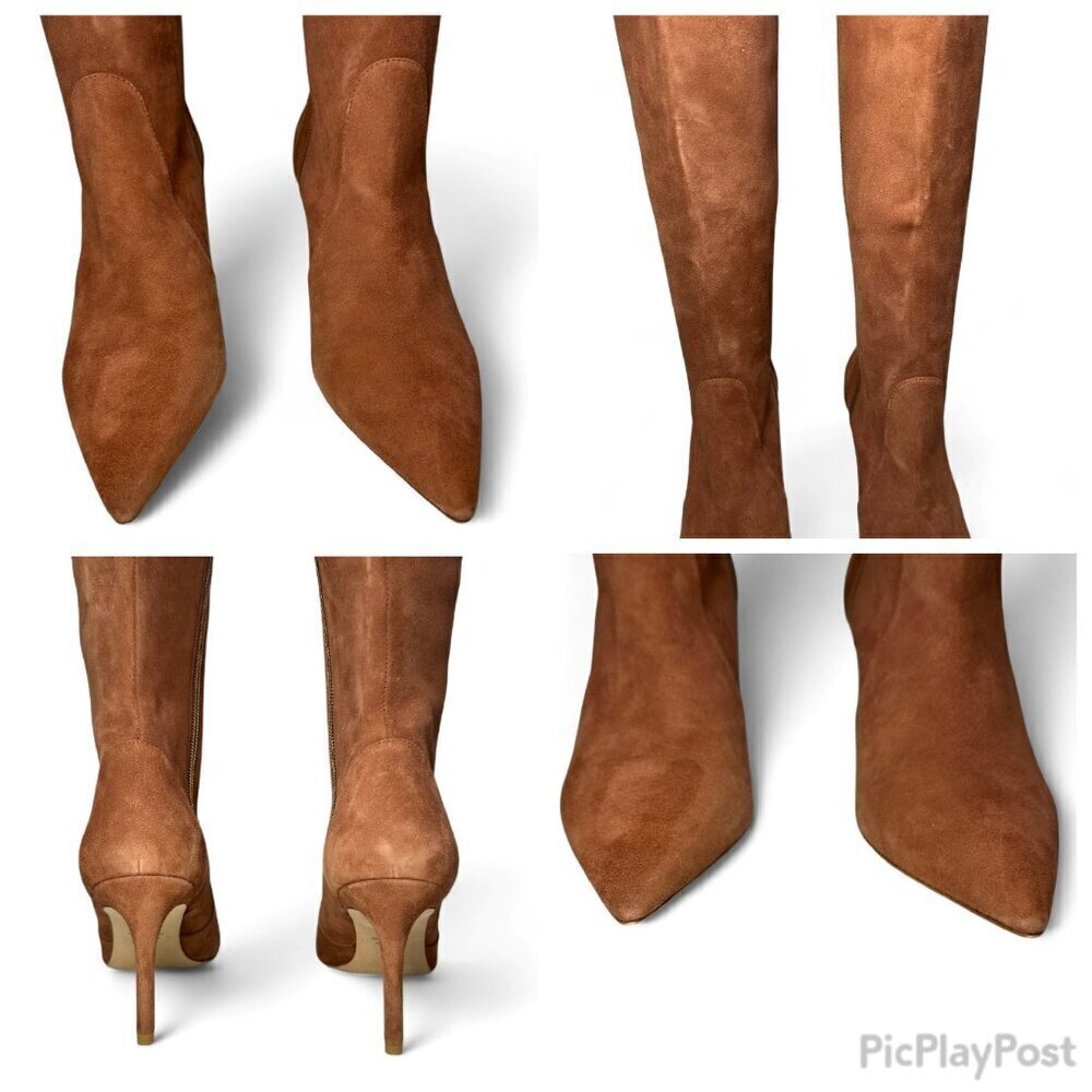 Stuart Weitzman 85 Knee High Suede Boot, Tan, Size 7.5 US, 38 EU NWOB - Picture 16 of 16